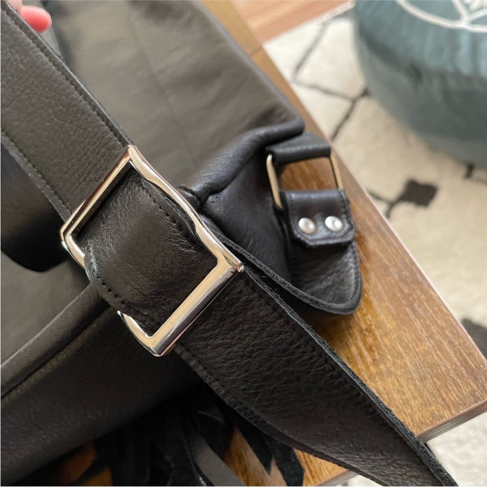 Black Fringe Backpack - image 7